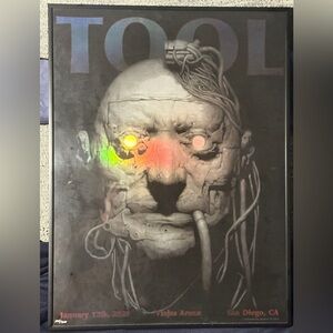 Limited Edition TOOL Fear Inoculum Tour Print w/Frame San Diego CA 2020 #234/500